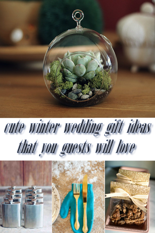 Winter Wedding Favors
